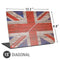 United Kingdom Flag Dark Wood Universal Laptop 15in (12.2 x 8.8in) Skin