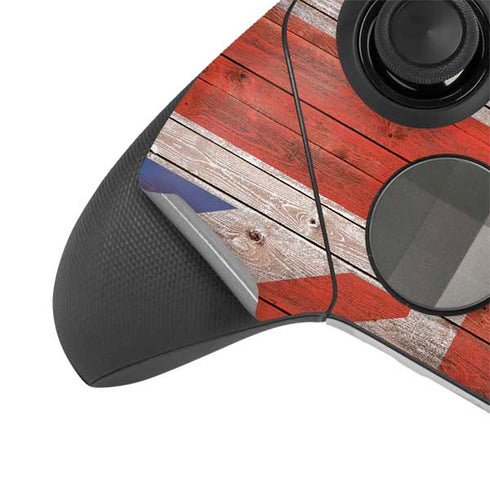 United Kingdom Flag Dark Wood Xbox Elite Wireless Controller Series 2 Skin