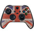 United Kingdom Flag Dark Wood Xbox Series X Controller Skin