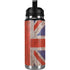 United Kingdom Flag Dark Wood YETI Rambler 26oz Bottle Skin