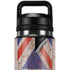 United Kingdom Flag Dark Wood YETI Rambler 26oz Bottle Skin