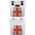 United Kingdom Flag Dark Wood YETI Roadie 24 Hard Cooler Skin