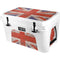 United Kingdom Flag Dark Wood YETI Tundra 45 Hard Cooler Skin