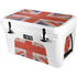 United Kingdom Flag Dark Wood YETI Tundra 45 Hard Cooler Skin