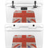 United Kingdom Flag Dark Wood YETI Tundra 45 Hard Cooler Skin