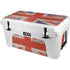 United Kingdom Flag Dark Wood YETI Tundra 65 Hard Cooler Skin