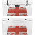 United Kingdom Flag Dark Wood YETI Tundra 65 Hard Cooler Skin