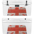 United Kingdom Flag Dark Wood YETI Tundra 75 Hard Cooler Skin