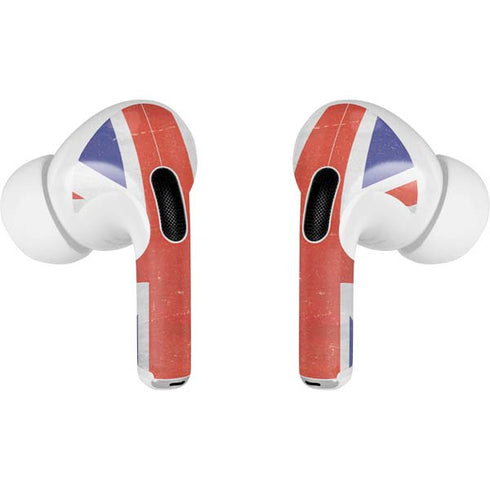 United Kingdom Flag Distressed AirPods Pro 2nd Gen Skin