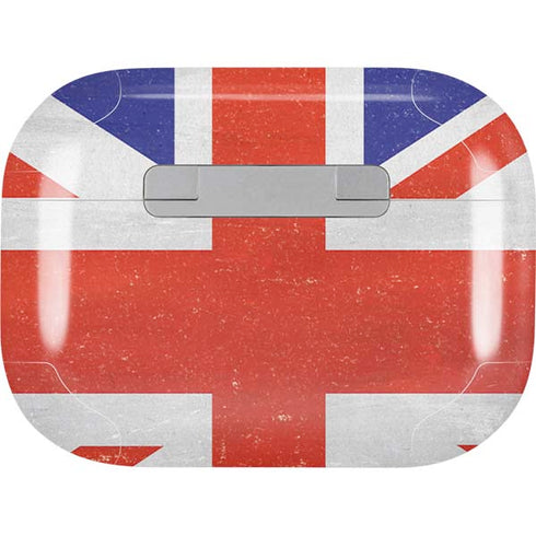 United Kingdom Flag Distressed Apple AirPods Pro Skin