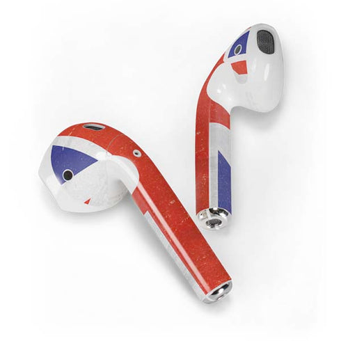United Kingdom Flag Distressed Apple AirPods Skin