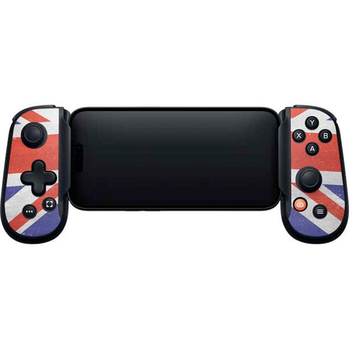 United Kingdom Flag Distressed Backbone One for iPhone Game Controller Skin