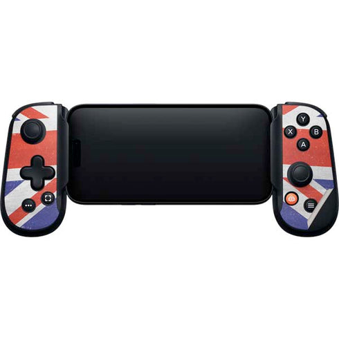 United Kingdom Flag Distressed Backbone One for iPhone Game Controller Skin