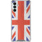 United Kingdom Flag Distressed Galaxy A13 5G Clear Case