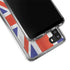 United Kingdom Flag Distressed Galaxy A21 Clear Case