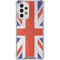 United Kingdom Flag Distressed Galaxy A53 5G Clear Case