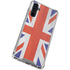 United Kingdom Flag Distressed Galaxy A54 5G Clear Case