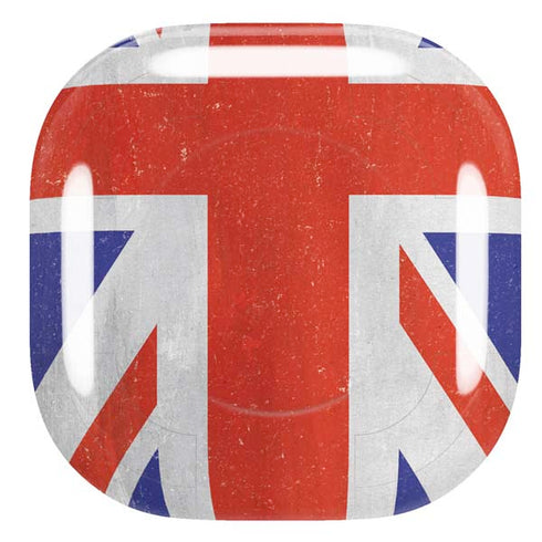 United Kingdom Flag Distressed Galaxy Buds Live Skin