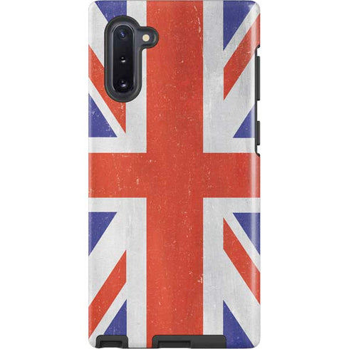 United Kingdom Flag Distressed Galaxy Note 10 Pro Case