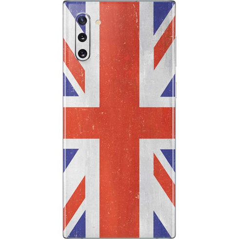 United Kingdom Flag Distressed Galaxy Note 10 Skin