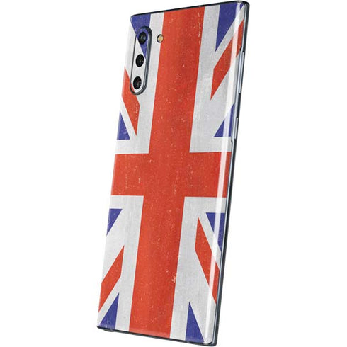United Kingdom Flag Distressed Galaxy Note 10 Skin