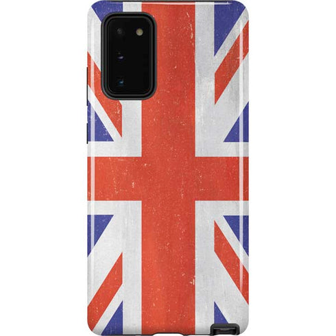United Kingdom Flag Distressed Galaxy Note20 5G Pro Case