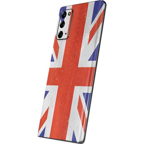 United Kingdom Flag Distressed Galaxy Note20 5G Skin