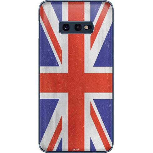 United Kingdom Flag Distressed Galaxy S10e Skin