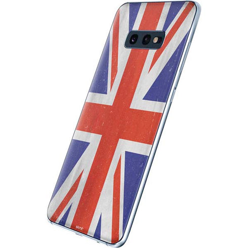 United Kingdom Flag Distressed Galaxy S10e Skin