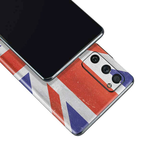 United Kingdom Flag Distressed Galaxy S20 Fan Edition Skin
