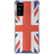 United Kingdom Flag Distressed Galaxy S20 FE Clear Case