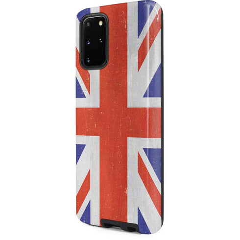 United Kingdom Flag Distressed Galaxy S20 Plus Pro Case