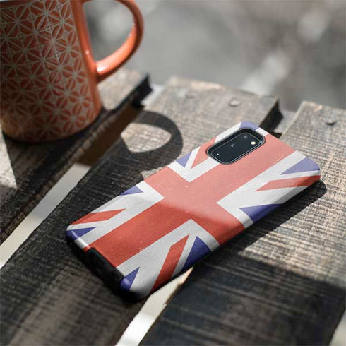 United Kingdom Flag Distressed Galaxy S20 Pro Case