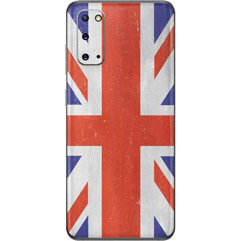 United Kingdom Flag Distressed Galaxy S20 Skin