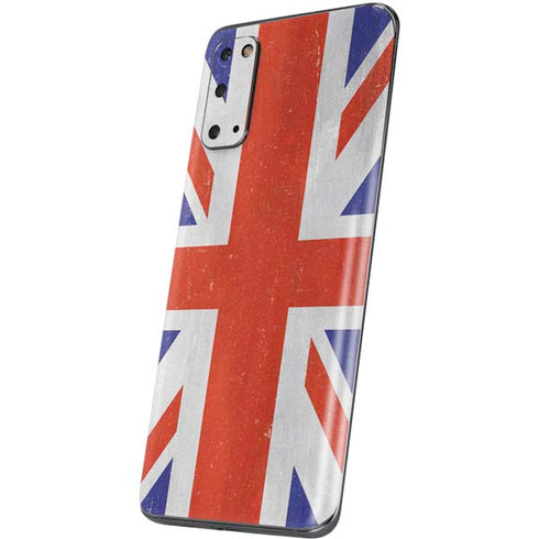 United Kingdom Flag Distressed Galaxy S20 Skin