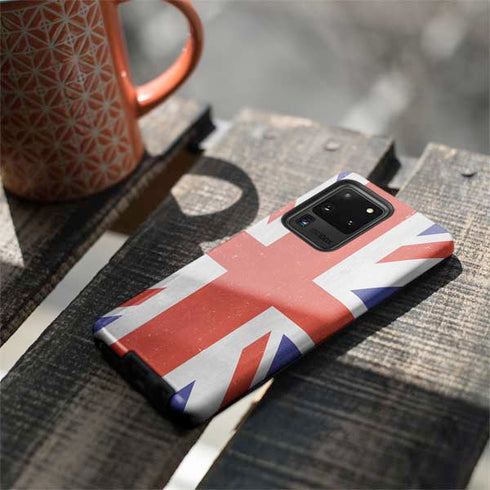 United Kingdom Flag Distressed Galaxy S20 Ultra 5G Pro Case