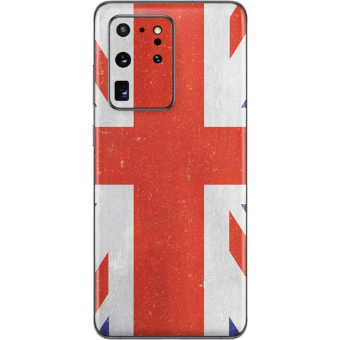 United Kingdom Flag Distressed Galaxy S20 Ultra 5G Skin