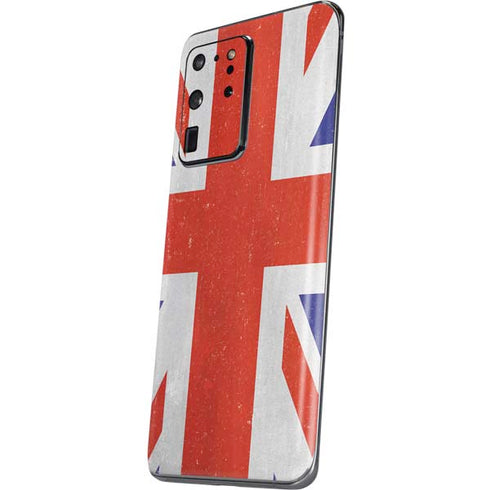 United Kingdom Flag Distressed Galaxy S20 Ultra 5G Skin