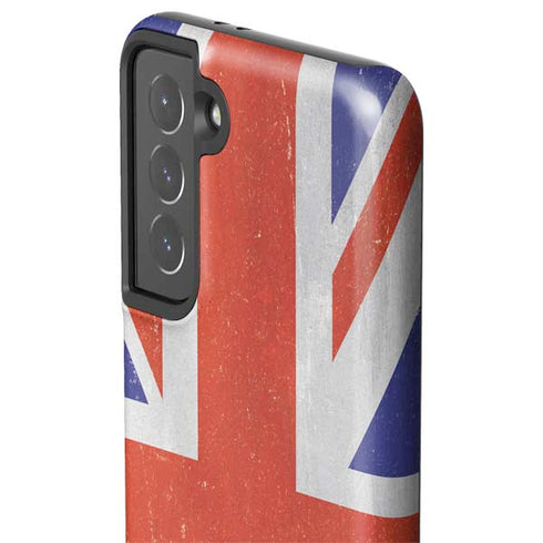 United Kingdom Flag Distressed Galaxy S21 5G Pro Case