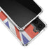 United Kingdom Flag Distressed Galaxy S21 FE Clear Case