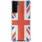 United Kingdom Flag Distressed Galaxy S21 Plus 5G Clear Case