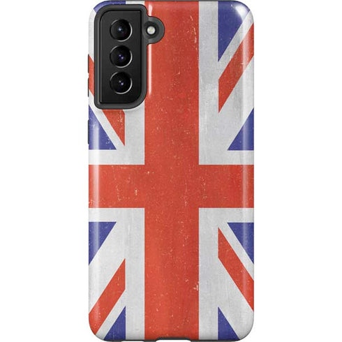 United Kingdom Flag Distressed Galaxy S21 Plus 5G Pro Case