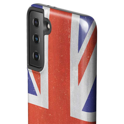 United Kingdom Flag Distressed Galaxy S21 Plus 5G Pro Case