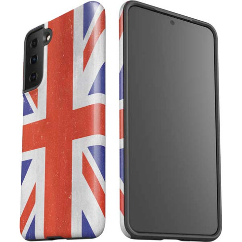 United Kingdom Flag Distressed Galaxy S21 Plus 5G Pro Case