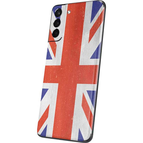 United Kingdom Flag Distressed Galaxy S21 Plus 5G Skin