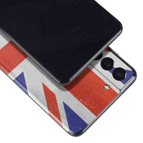 United Kingdom Flag Distressed Galaxy S21 Plus 5G Skin