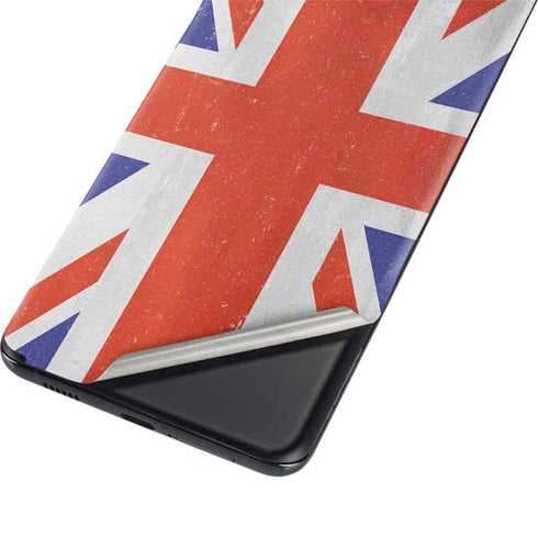 United Kingdom Flag Distressed Galaxy S21 Plus 5G Skin