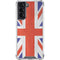 United Kingdom Flag Distressed Galaxy S22 Clear Case