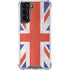 United Kingdom Flag Distressed Galaxy S22 Clear Case