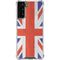 United Kingdom Flag Distressed Galaxy S22 Plus Clear Case